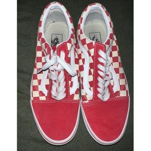 Red Old School Vans